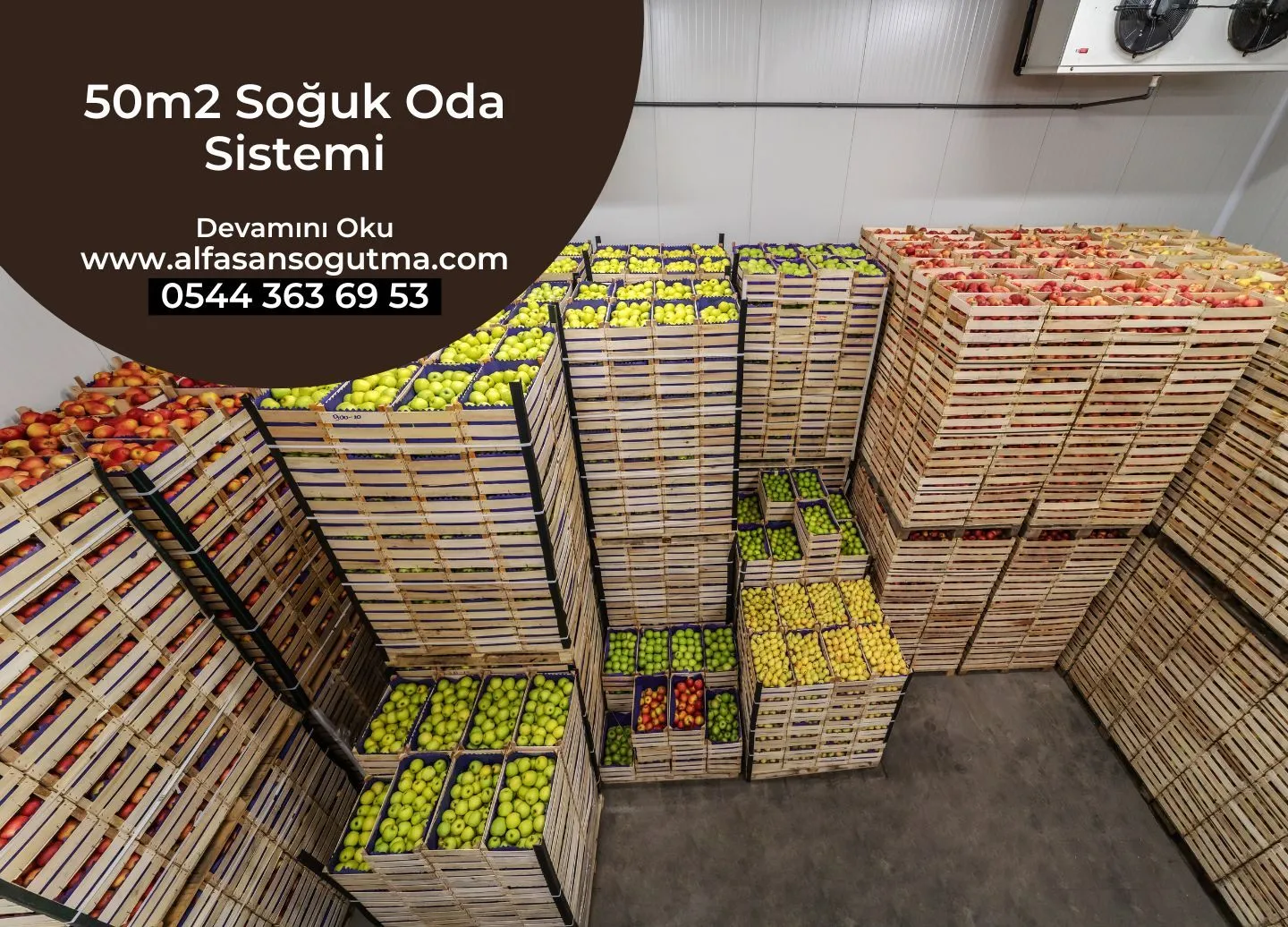 50m2 Soğuk Oda Sistemi